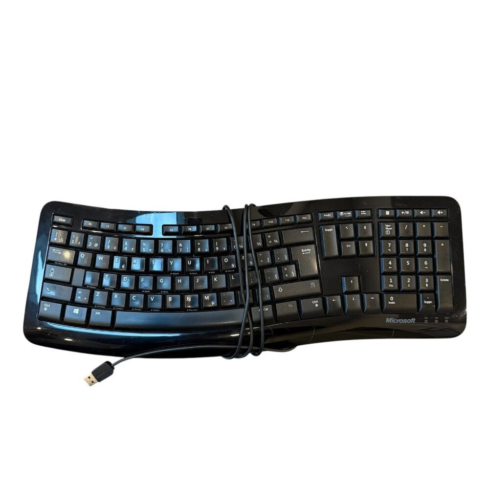 Microsoft Comfort Curve Keyboard 3000 USB Multimedia Contour 1482 3TJ-00001 OEM